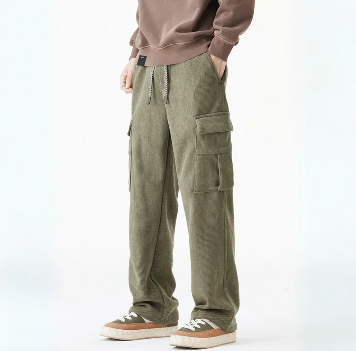 Origin Fleece Corduroy Pants — detail view
