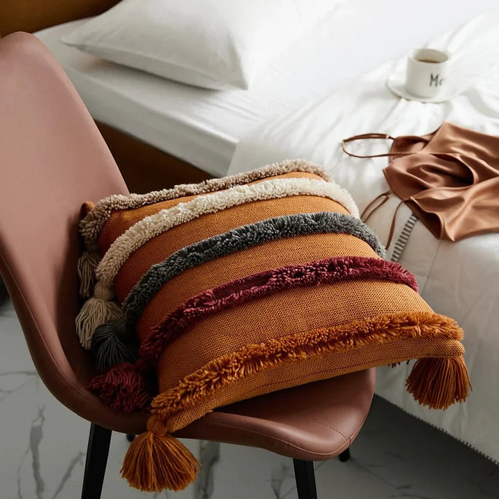 Terra Stripe Cushion Covers — side view