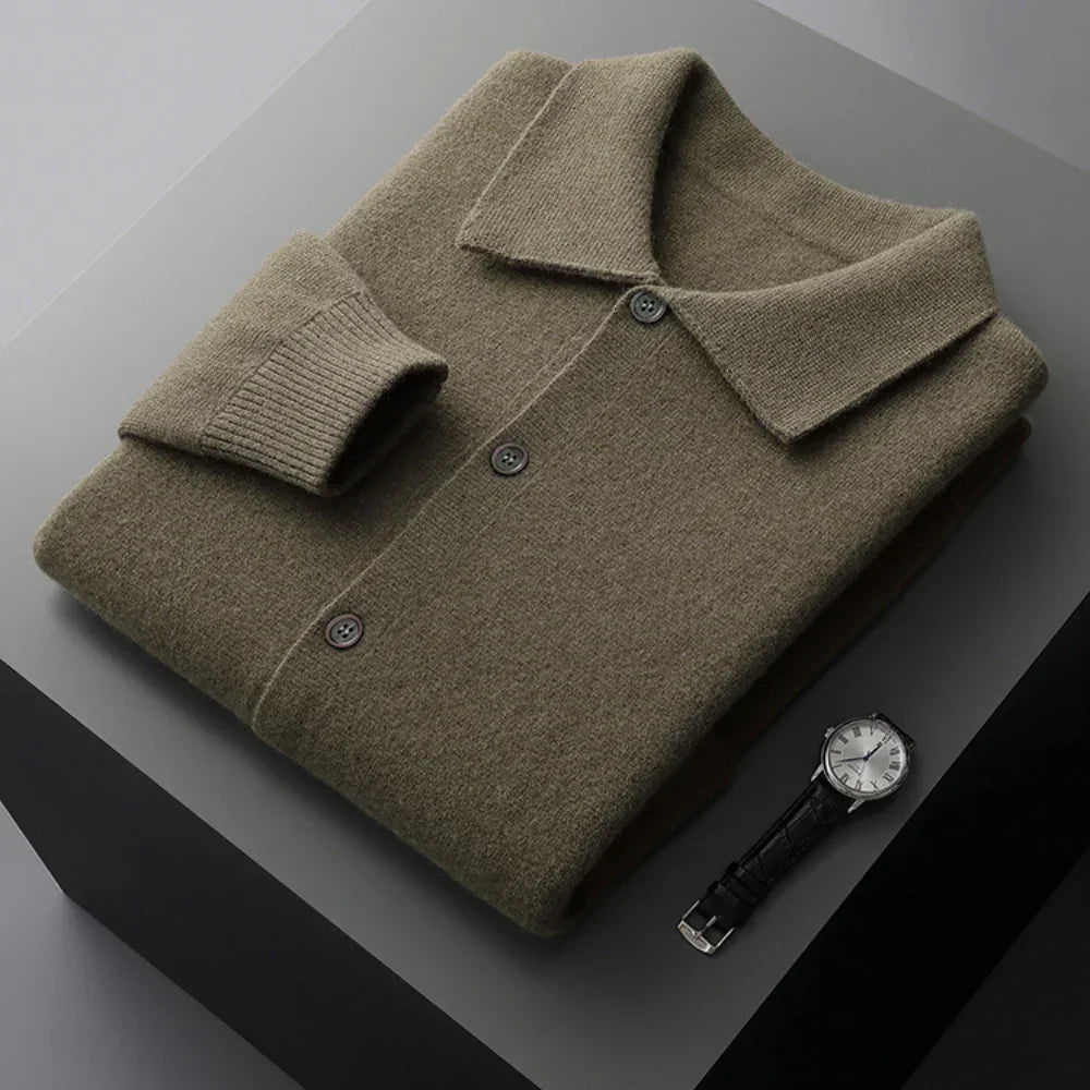The Merino Classic Cardigan — alternate view
