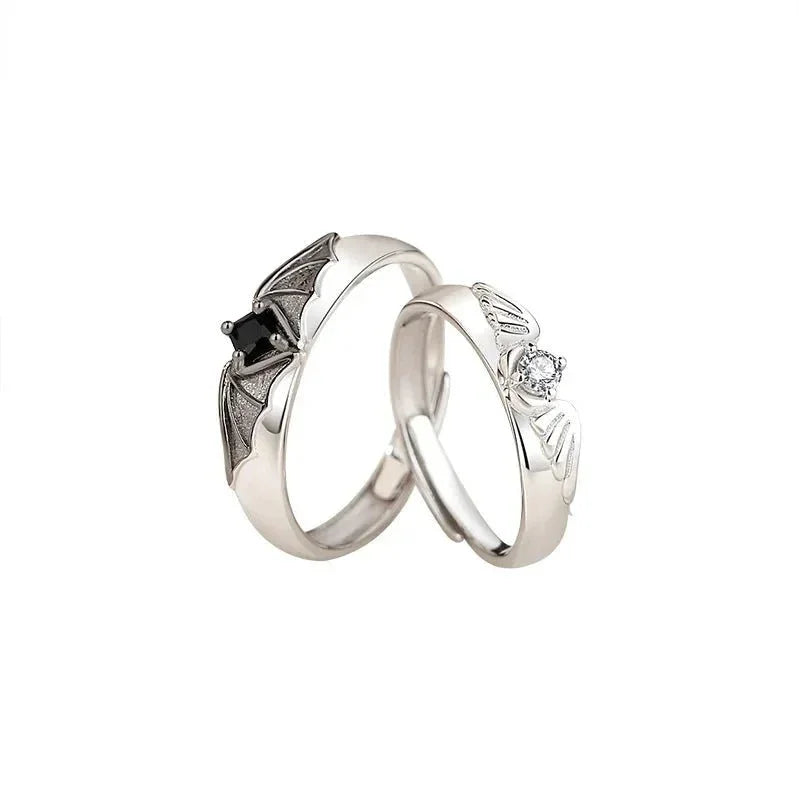 Darkness & Light Forever Ring Set — alternate view