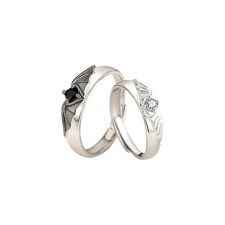 Darkness & Light Forever Ring Set — alternate view