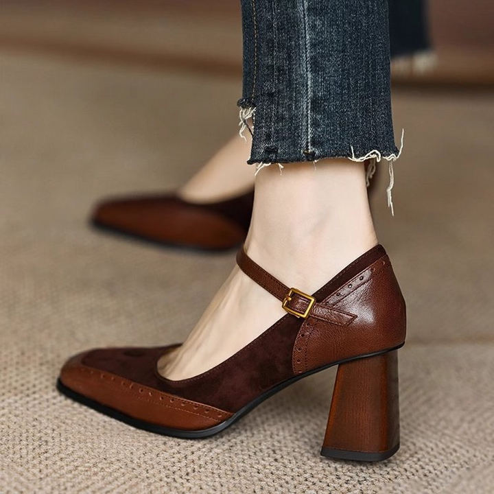 Clara Mary Jane Heels — detail view