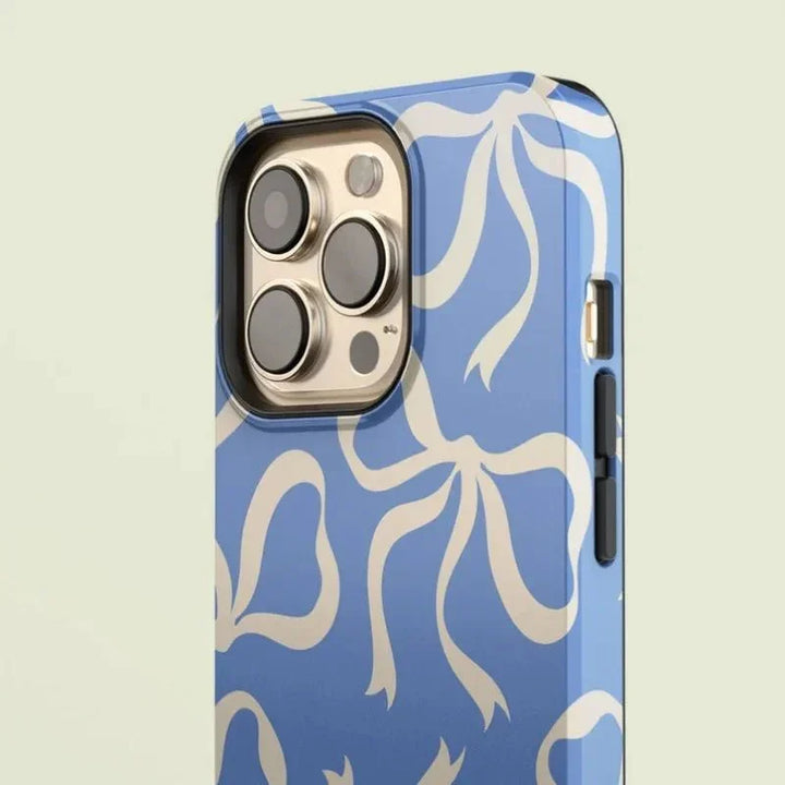 Blush Bow iPhone Case — styling shot