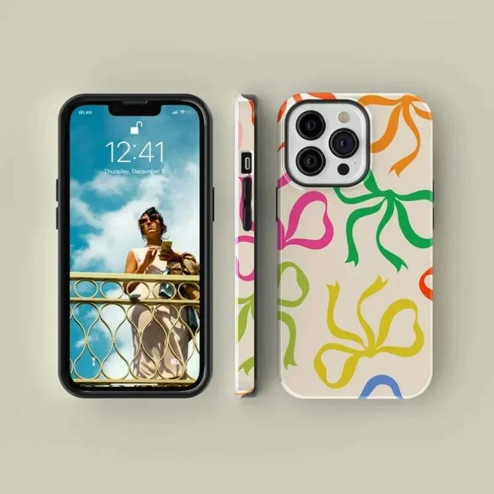 Blush Bow iPhone Case