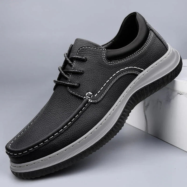 Montari Leather Sneakers — side view