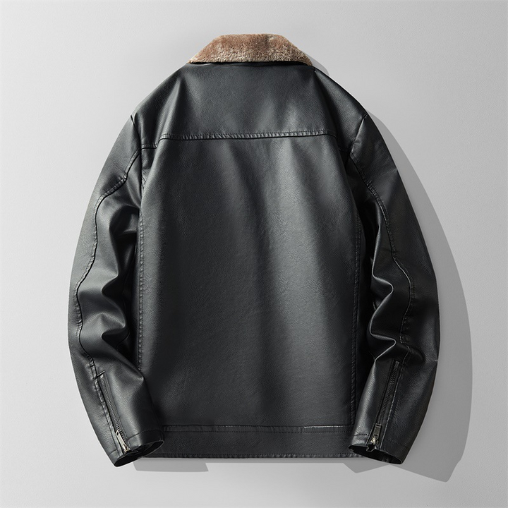 The Regent Flight Jacket — texture detail