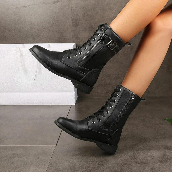 Rebel Range Boots — close-up detail