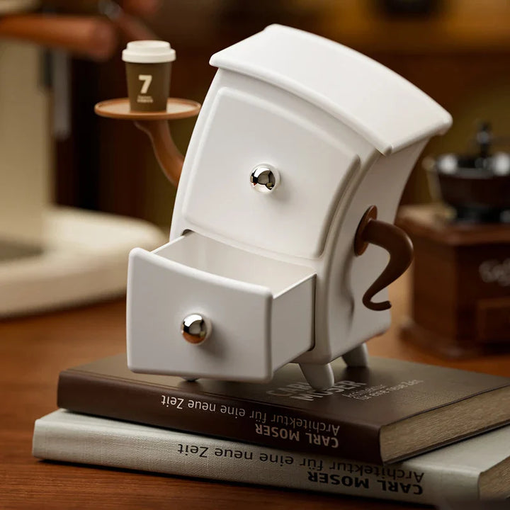 Milo Character Cabinet — close-up detail
