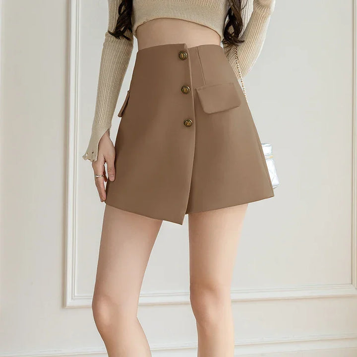 Classic Cascade High Waisted Skirt — side view