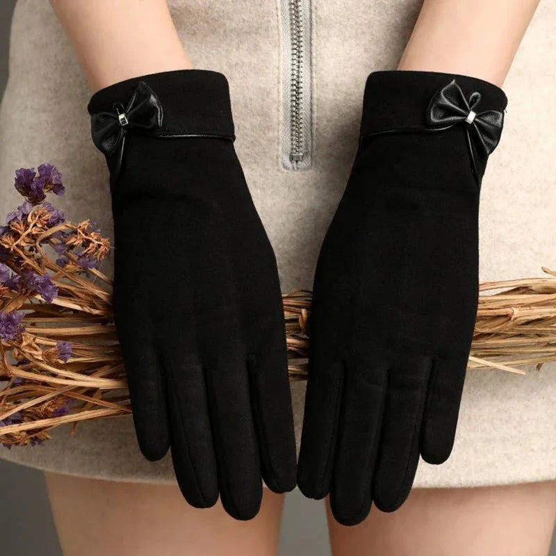 Vivienne Touchscreen Gloves — detail view