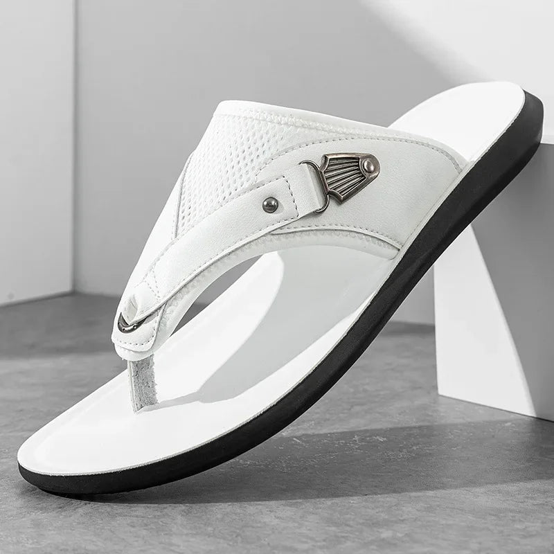 Hafford Crest Sandals — back view