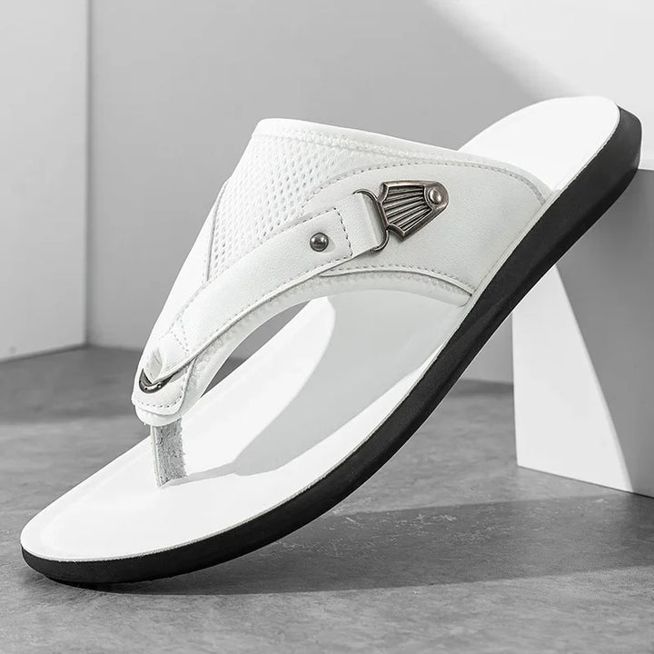 Hafford Crest Sandals — back view