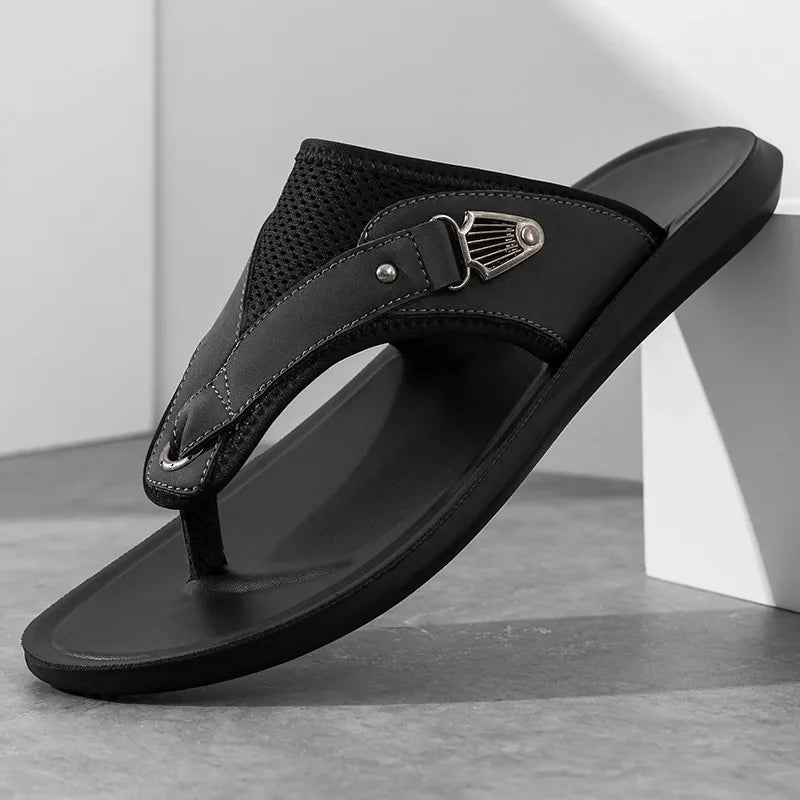 Hafford Crest Sandals — front view