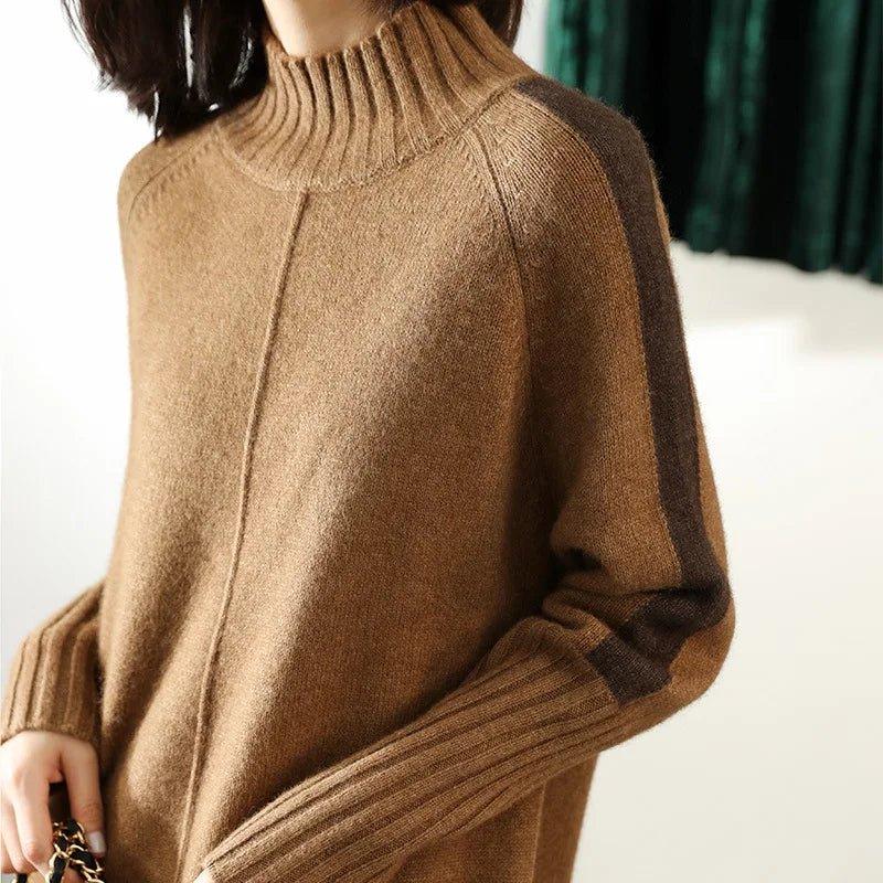 Tundra Turtleneck Sweater Dress — back view