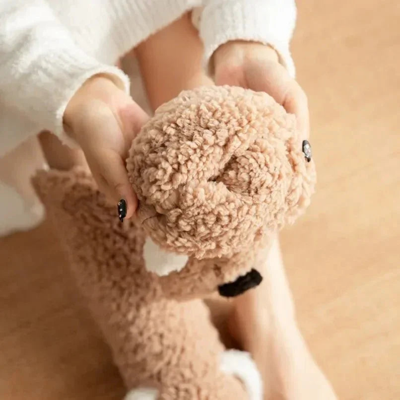 Bark & Snuggle Sherpa Socks — alternate view
