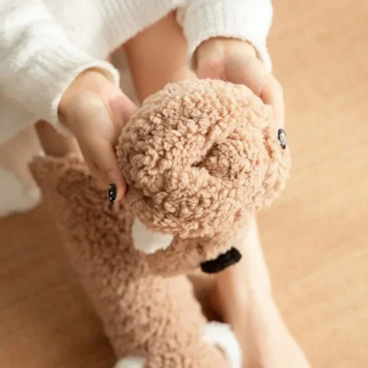 Bark & Snuggle Sherpa Socks — alternate view