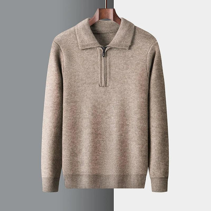 The Signature Quarter Zip — front view