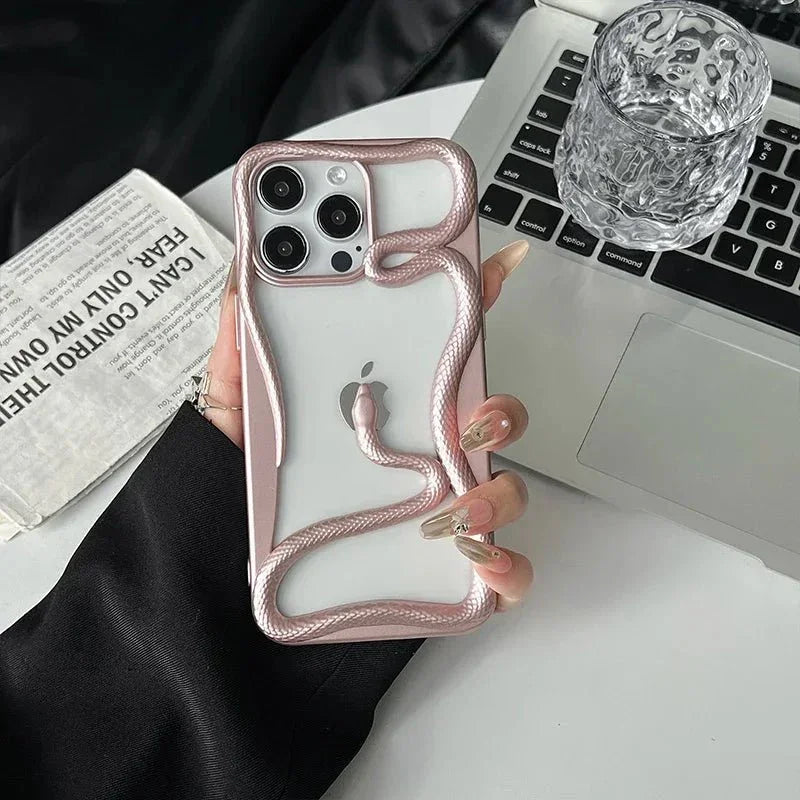Eden Coil iPhone Case — side view