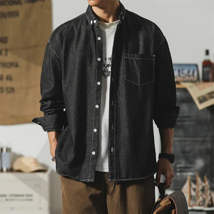 Hafford Denim Shirt — detail view