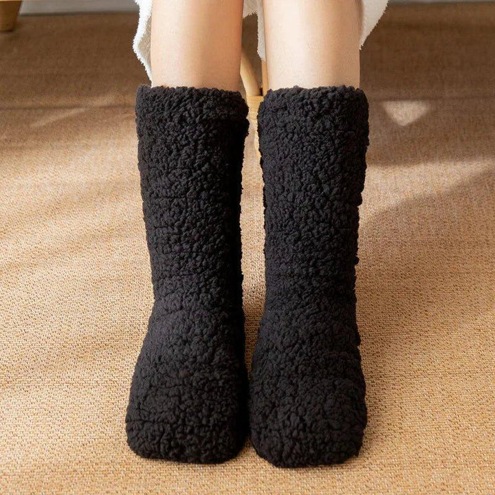 Snuggly Sherpa Socks — close-up detail
