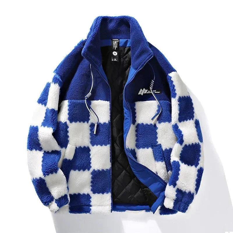 Hafford Checkered Fleece Jacket — front view