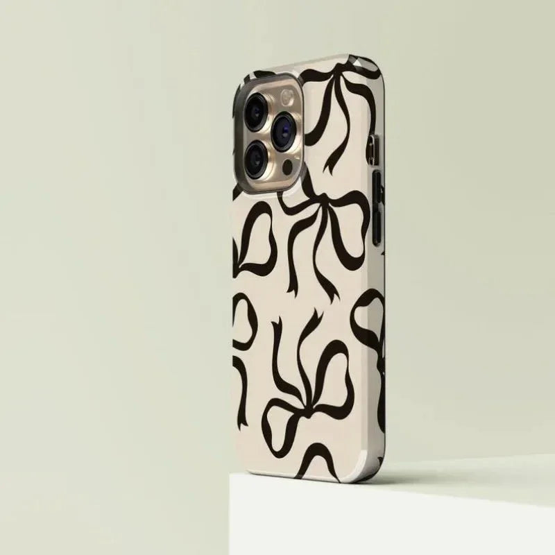 Blush Bow iPhone Case — side view