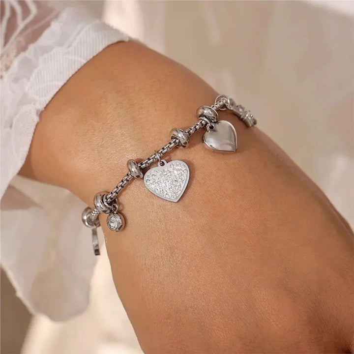 Heartstrings Charm Bracelet — lifestyle shot