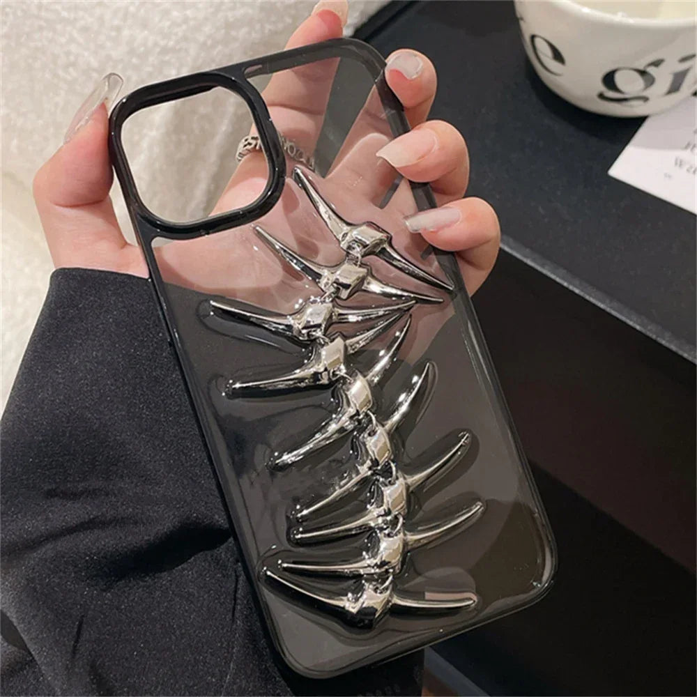Sea Spine Defender iPhone Case — close-up detail