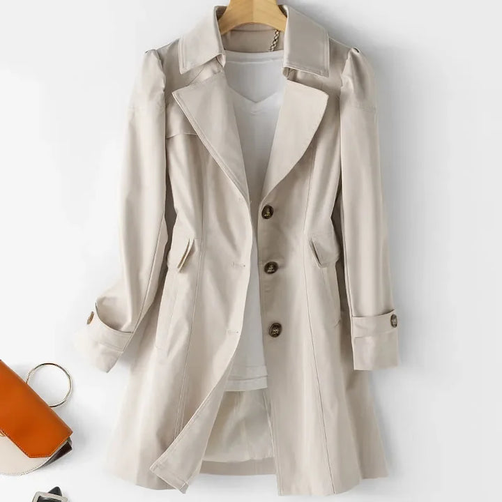 The Bella Trench Coat — back view