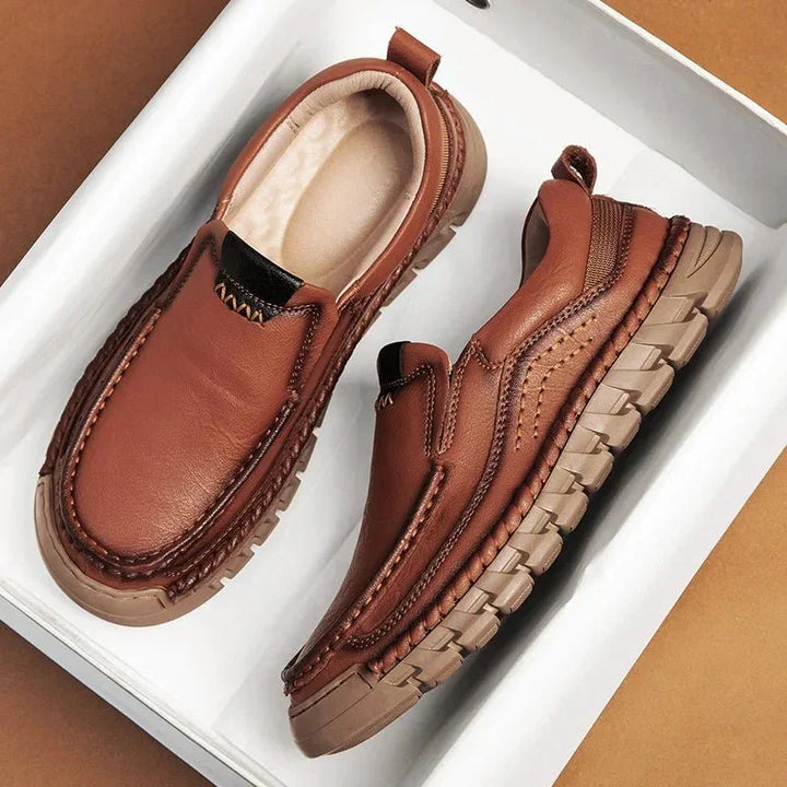 Jetta Leather Loafers — detail view