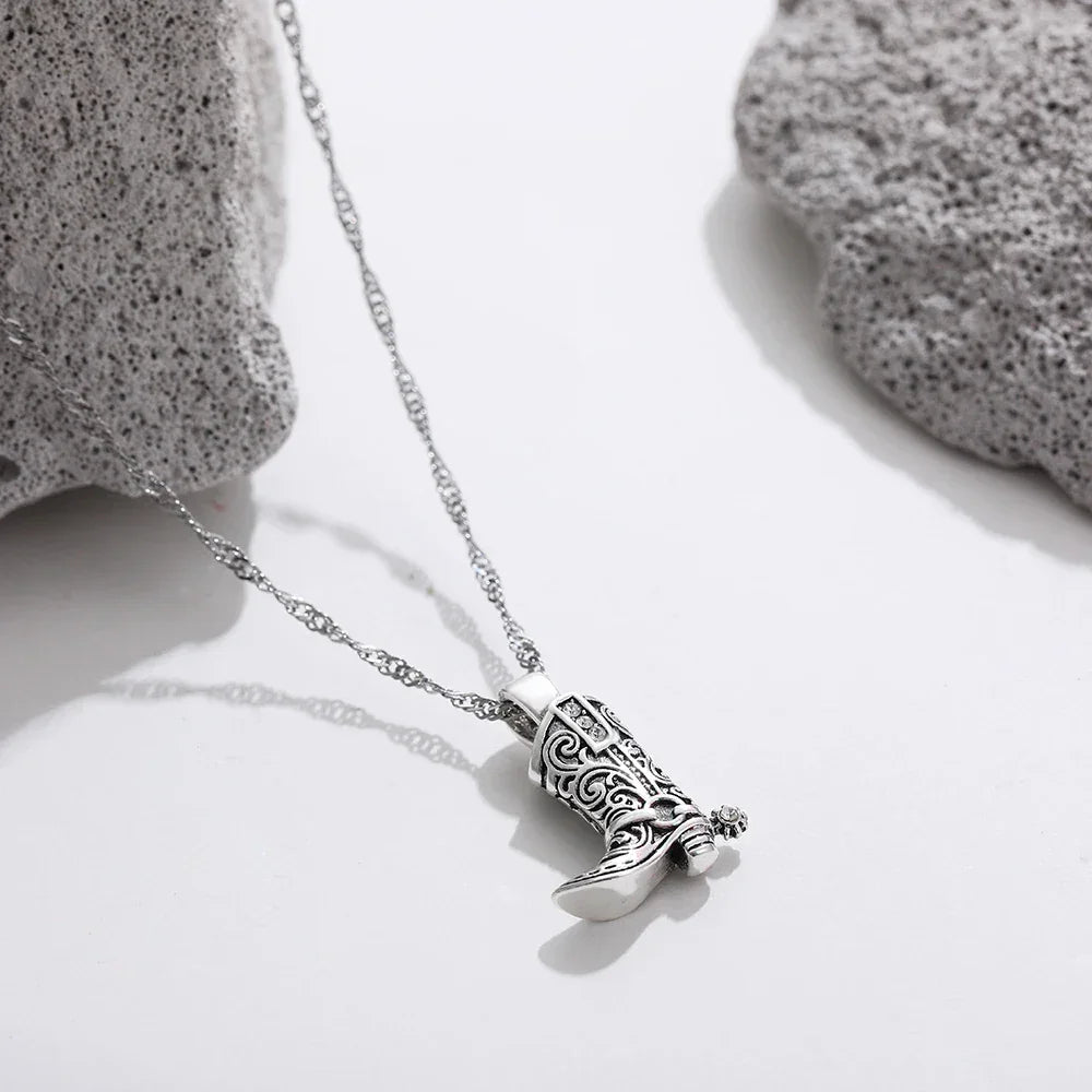 Wild Heart Cowgirl Necklace — side view