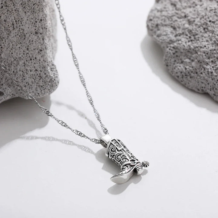 Wild Heart Cowgirl Necklace — side view