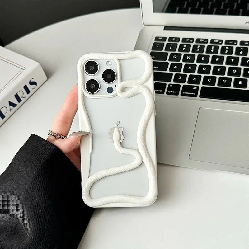 Eden Coil iPhone Case — texture detail