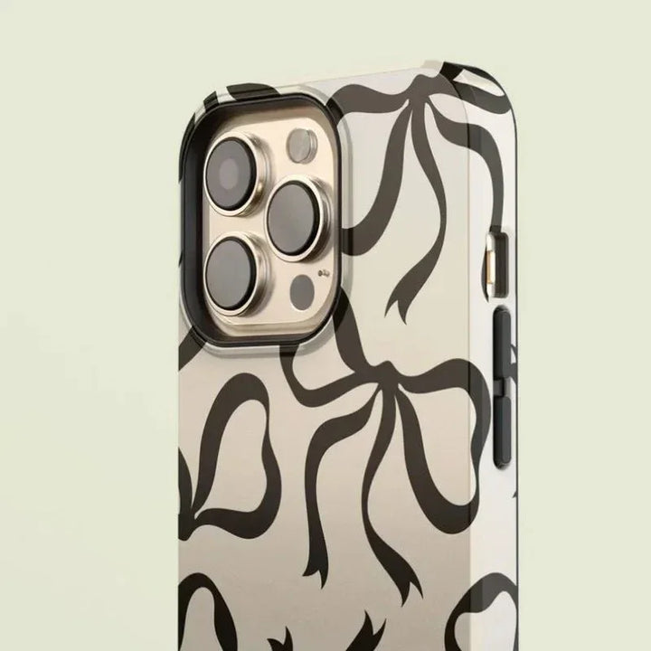 Blush Bow iPhone Case — front view