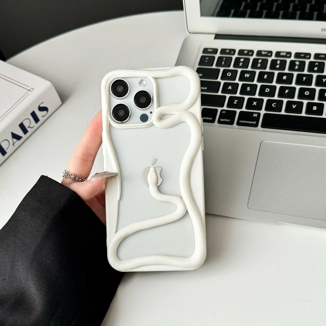 Eden Coil iPhone Case — close-up detail