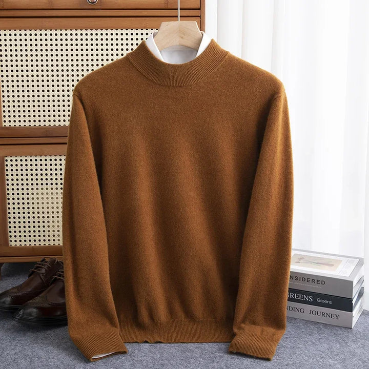 Merino Wool Signature Sweater — texture detail