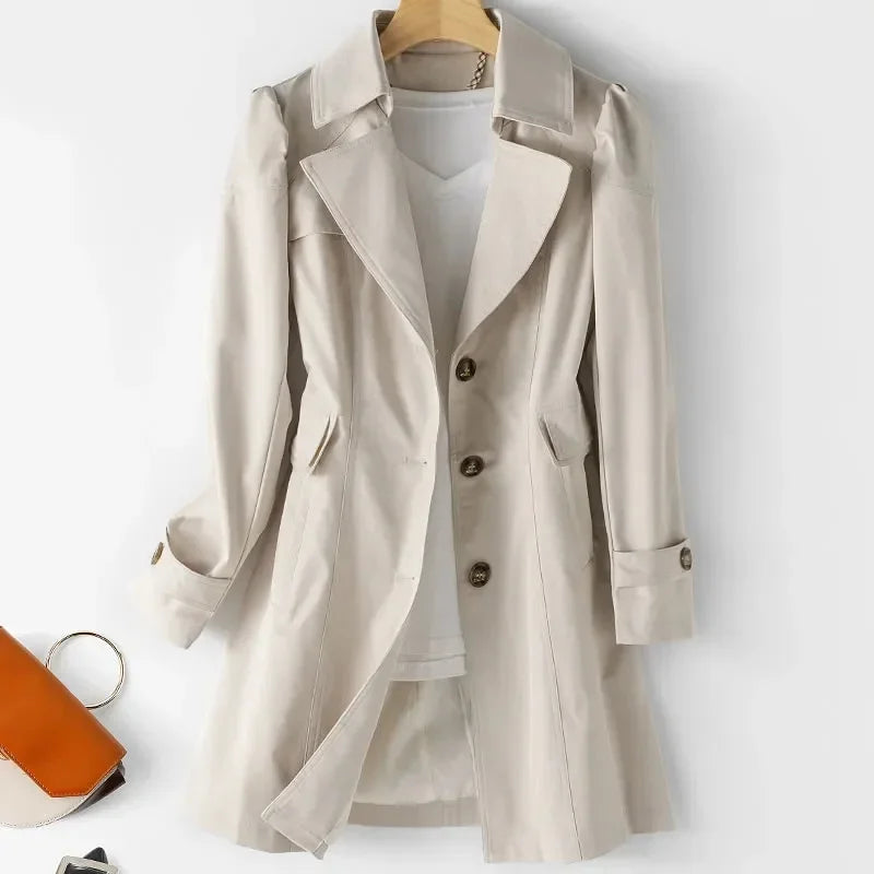 The Bella Trench Coat — styling shot
