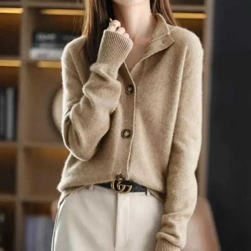 Celeste Cozy Cardigan — back view