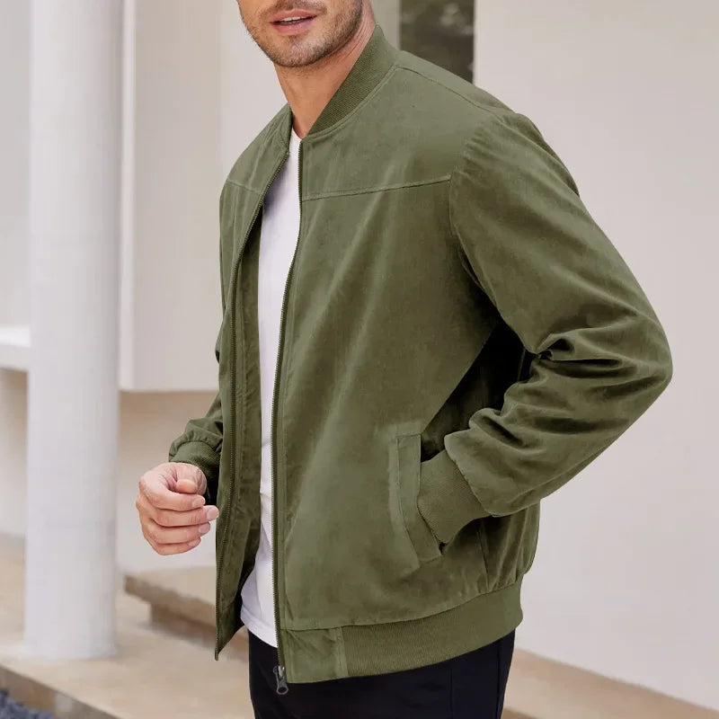 Soho Bomber Jacket — close-up detail
