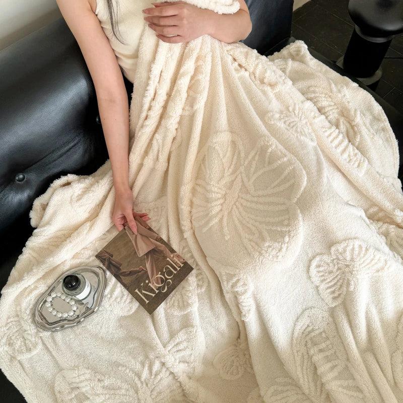Flutter & Grace Blanket — side view
