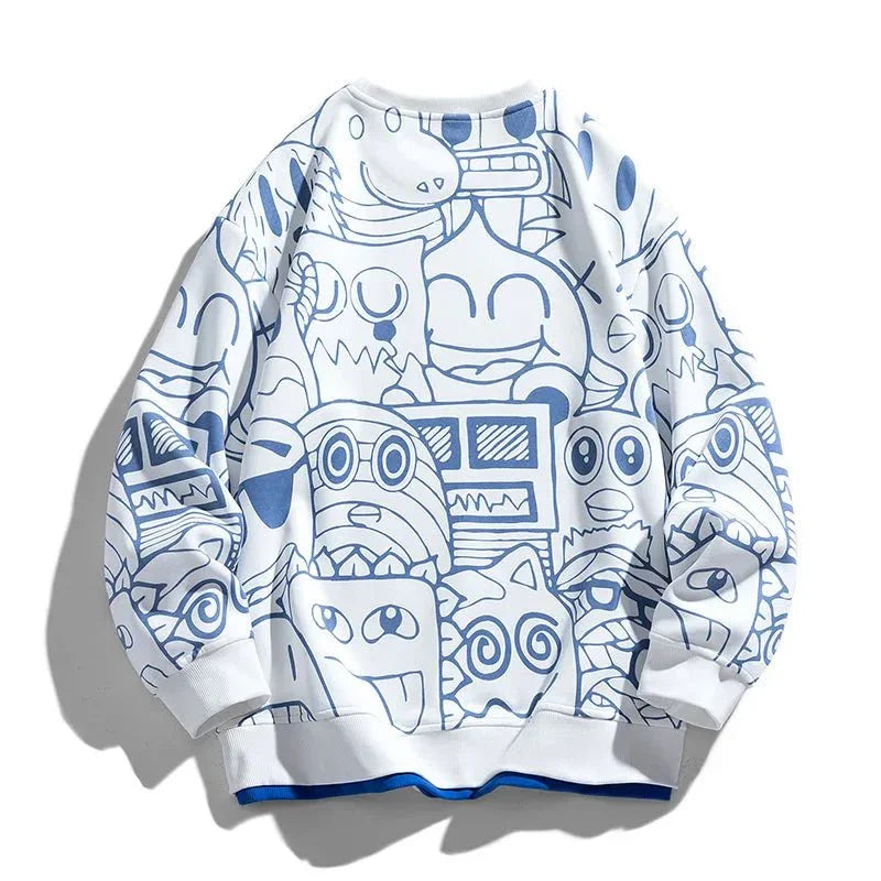 Gridline Graphic Sweatshirt — detail view