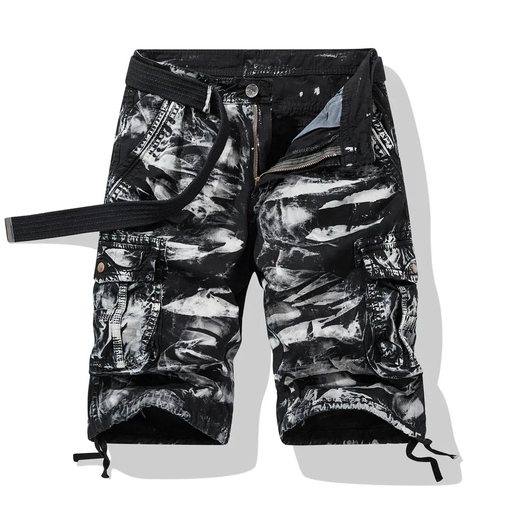 Origin Camo Cargo Shorts — detail view