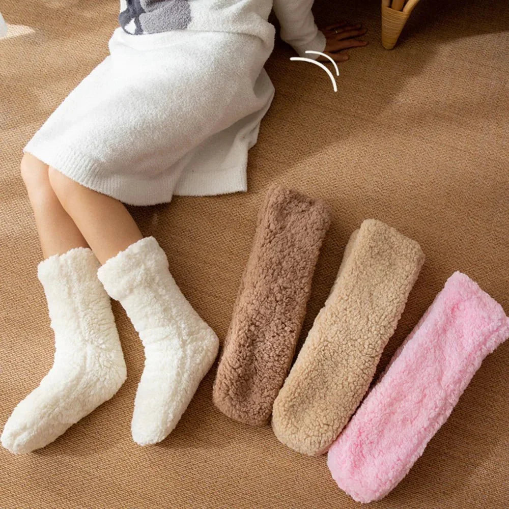 Snuggly Sherpa Socks — side view