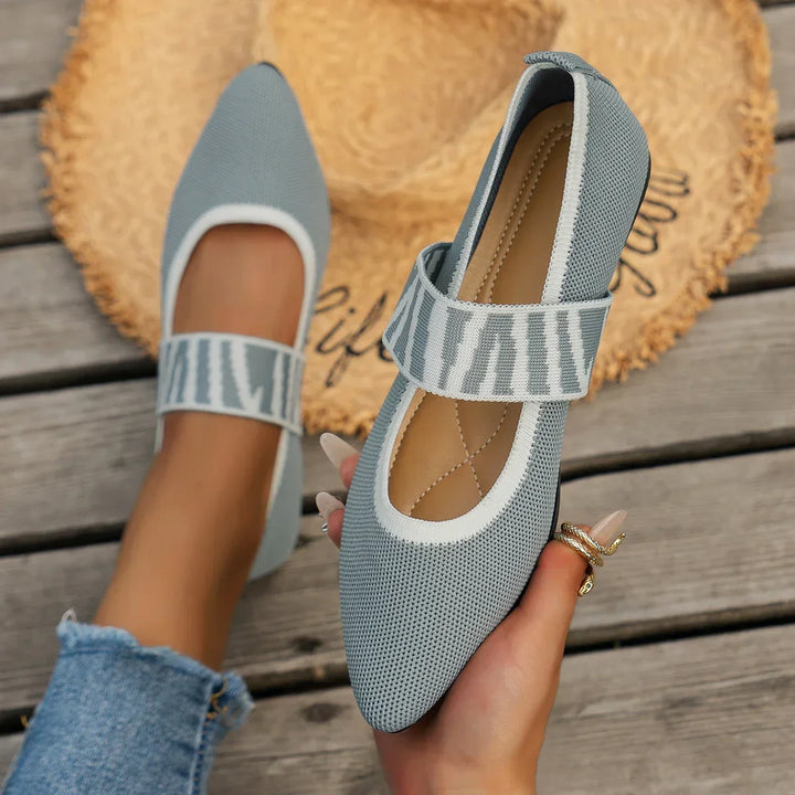 Natalia Mary Jane Flats — styling shot