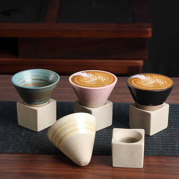 Edo Artisan Coffee Cup — front view