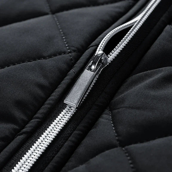 Avalon Ridge Quilted Jacket — close-up detail
