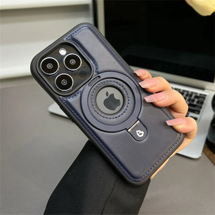 Executive Armor Leather iPhone Case — lifestyle shot