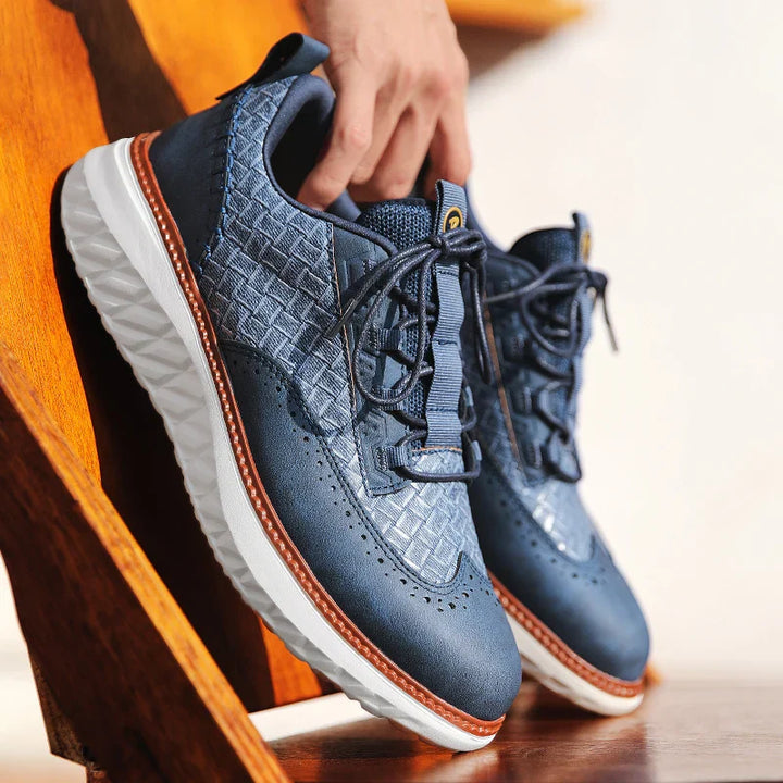 Alder Ridge Leather Sneakers — lifestyle shot