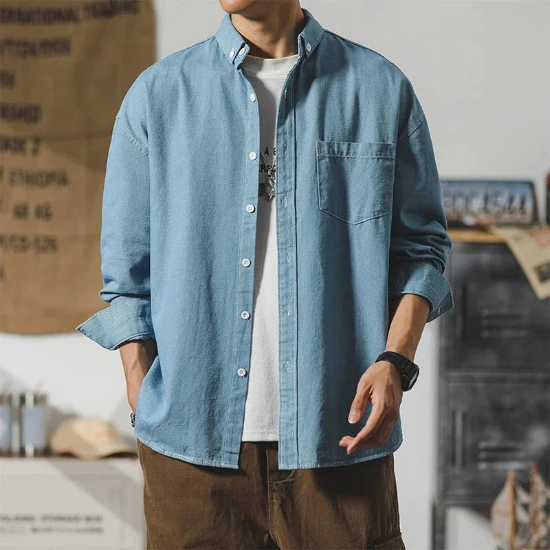Hafford Denim Shirt — side view