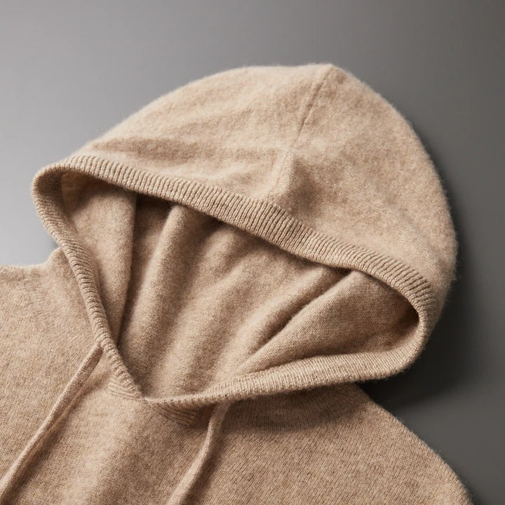 Summit Merino Hoodie — texture detail